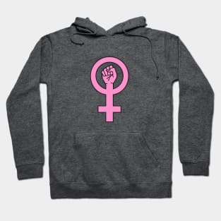 Pink female sign Hoodie